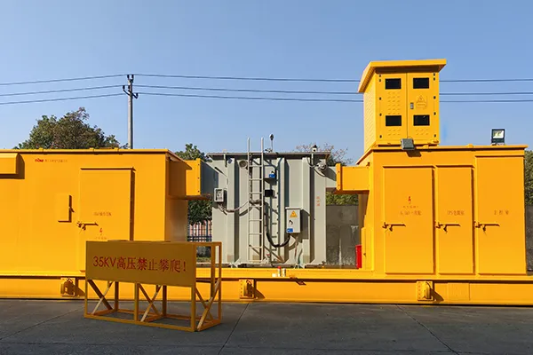 Tenrony Electric successfully delivered 35kV mine sled-type mobile substation project, facilitating efficient power supply in the Pingshuo open-pit mining area of Shanxi