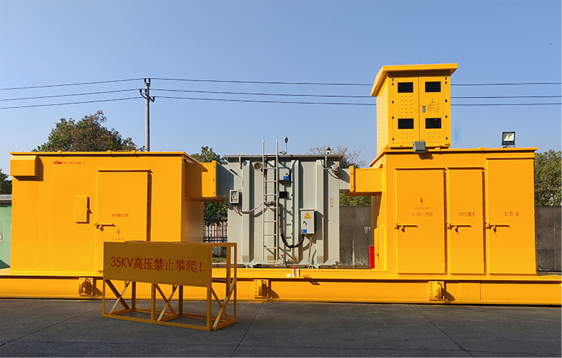Tenrony Electric successfully delivered 35kV mine sled-type mobile substation project, facilitating efficient power supply in the Pingshuo open-pit mining area of Shanxi Tenrony Electric successfully delivered 35kV mine sled-type mobile substation project, facilitating efficient power supply in the Pingshuo open-pit mining area of Shanxi